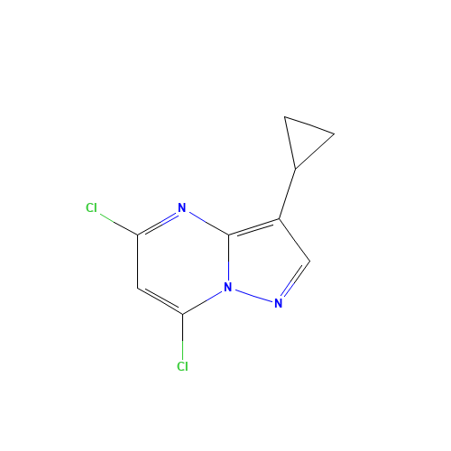 5,7-dichloro-3-cyclopropylpyrazolo[1,5-a]pyrimidine (CAS: 673475-51-9) - Related Chemical Product
