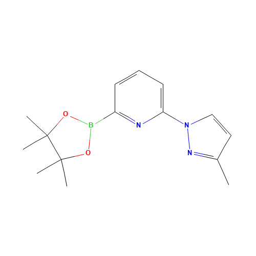 2-(3-methylpyrazol-1-yl)-6-(4,4,5,5-tetramethyl-1,3,2-dioxaborolan-2-yl)pyridine (CAS: 1310404-12-6) - Related Chemical Product