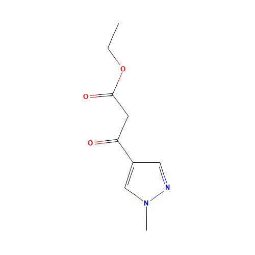 ethyl 3-(1-methylpyrazol-4-yl)-3-oxopropanoate (CAS: 1104243-87-9) - Related Chemical Product