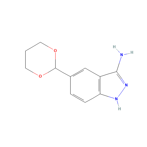 5-(1,3-dioxan-2-yl)-1H-indazol-3-amine (CAS: 218301-24-7) - Related Chemical Product