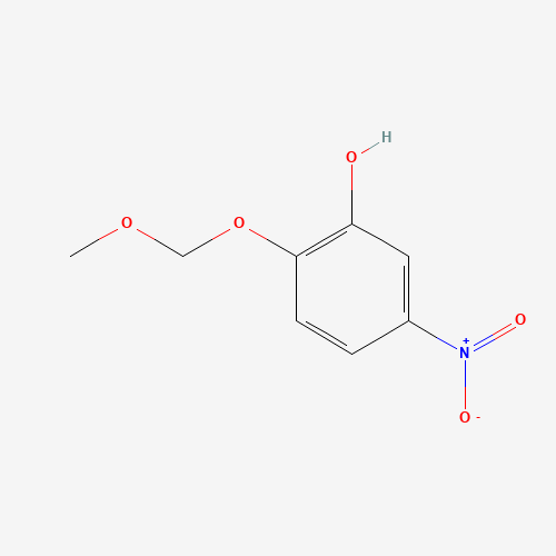 2-(methoxymethoxy)-5-nitrophenol (CAS: 832102-12-2) - Chemical Structure and Molecular Formula 