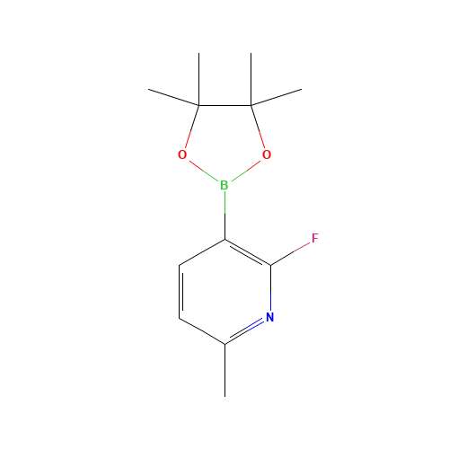 2-fluoro-6-methyl-3-(4,4,5,5-tetramethyl-1,3,2-dioxaborolan-2-yl)pyridine (CAS: 1218790-38-5) - Related Chemical Product