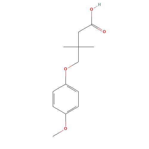 4-(4-methoxyphenoxy)-3,3-dimethylbutanoic acid (CAS: 157987-96-7) - Related Chemical Product