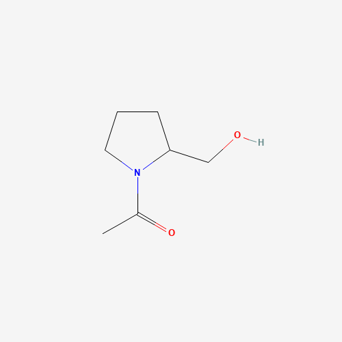 1-[2-(hydroxymethyl)pyrrolidin-1-yl]ethanone (CAS: 27822-68-0) - Chemical Structure and Molecular Formula 