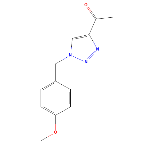1-[1-[(4-methoxyphenyl)methyl]triazol-4-yl]ethanone (CAS: 88860-93-9) - Related Chemical Product