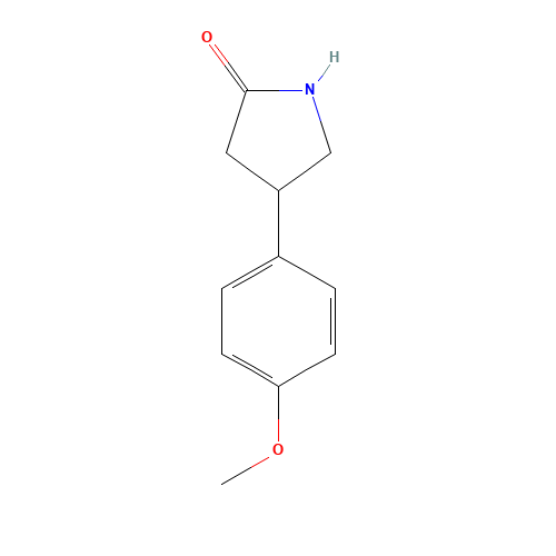 4-(4-methoxyphenyl)pyrrolidin-2-one (CAS: 103859-86-5) - Related Chemical Product