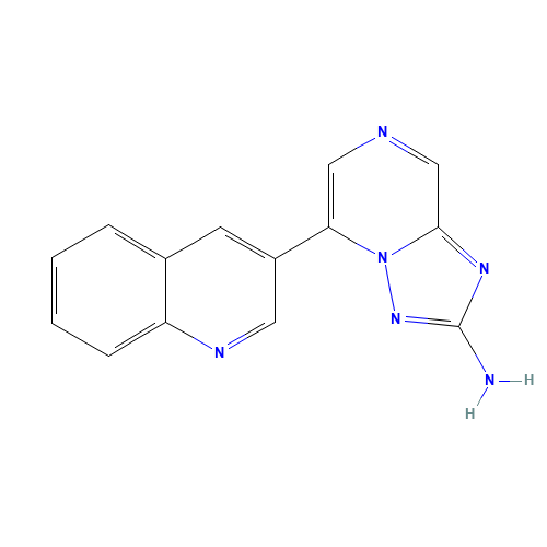 5-quinolin-3-yl-[1,2,4]triazolo[1,5-a]pyrazin-2-amine (CAS: 1454653-93-0) - Related Chemical Product