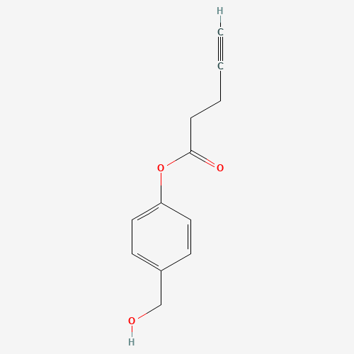 [4-(hydroxymethyl)phenyl] pent-4-ynoate (CAS: 1541173-24-3) - Related Chemical Product