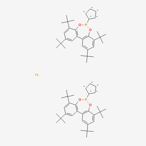 iron;2,4,8,10-tetratert-butyl-6-cyclopentylbenzo[d][1,3,2]benzodioxaphosphepine (CAS: 214151-82-3) - Related Chemical Product