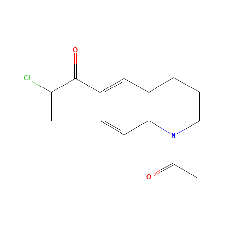 1-(1-acetyl-3,4-dihydro-2H-quinolin-6-yl)-2-chloropropan-1-one (CAS: 120223-93-0) - Related Chemical Product