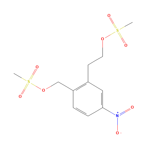 2-[2-(methylsulfonyloxymethyl)-5-nitrophenyl]ethyl methanesulfonate (CAS: 199014-22-7) - Related Chemical Product