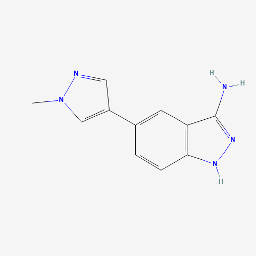 5-(1-methylpyrazol-4-yl)-1H-indazol-3-amine (CAS: 1093965-09-3) - Related Chemical Product