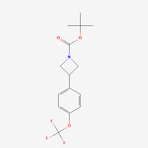 tert-butyl 3-[4-(trifluoromethoxy)phenyl]azetidine-1-carboxylate (CAS: 1629889-08-2) - Related Chemical Product