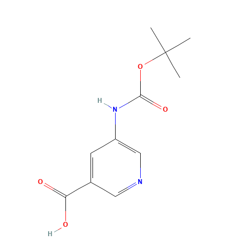 5-[(2-methylpropan-2-yl)oxycarbonylamino]pyridine-3-carboxylic acid (CAS: 337904-92-4) - Related Chemical Product