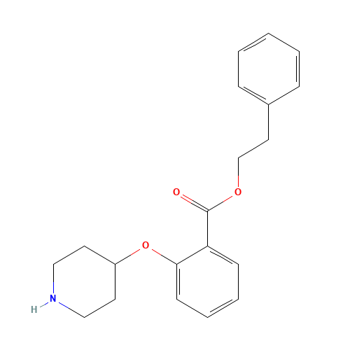 2-phenylethyl 2-piperidin-4-yloxybenzoate (CAS: 1443208-44-3) - Related Chemical Product