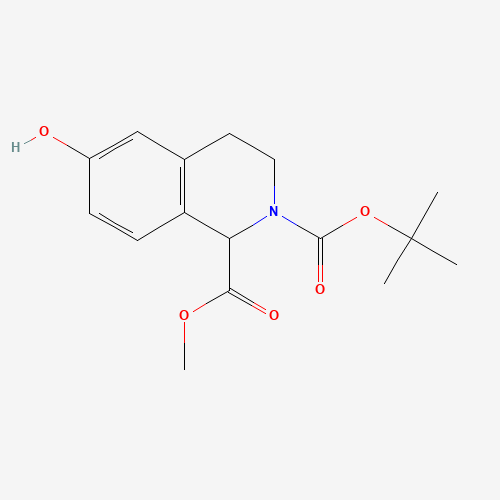 2-O-tert-butyl 1-O-methyl 6-hydroxy-3,4-dihydro-1H-isoquinoline-1,2-dicarboxylate (CAS: 350014-19-6) - Related Chemical Product