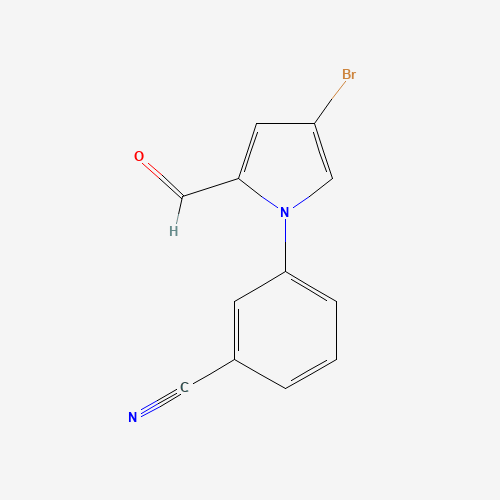 3-(4-bromo-2-formylpyrrol-1-yl)benzonitrile (CAS: 209958-48-5) - Related Chemical Product