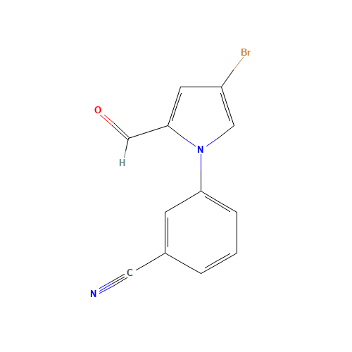 3-(4-bromo-2-formylpyrrol-1-yl)benzonitrile (CAS: 209958-48-5) - Related Chemical Product
