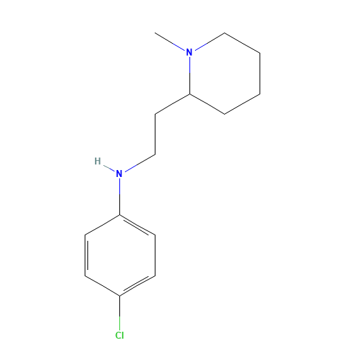 4-chloro-N-[2-(1-methylpiperidin-2-yl)ethyl]aniline (CAS: 79223-22-6) - Related Chemical Product