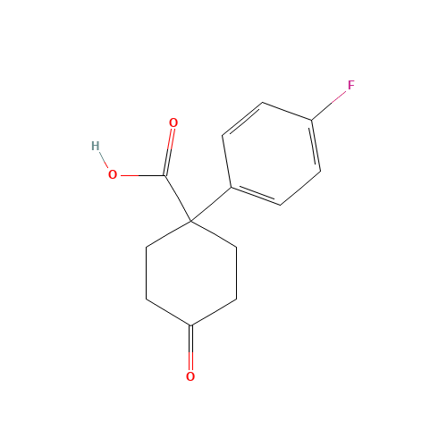 1-(4-fluorophenyl)-4-oxocyclohexane-1-carboxylic acid (CAS: 80912-58-9) - Related Chemical Product