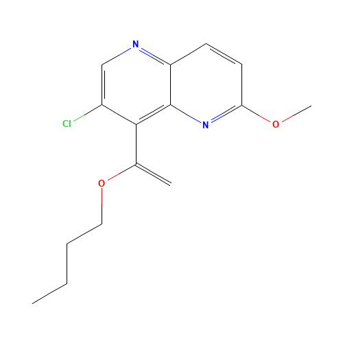 8-(1-butoxyethenyl)-7-chloro-2-methoxy-1,5-naphthyridine (CAS: 724787-14-8) - Related Chemical Product