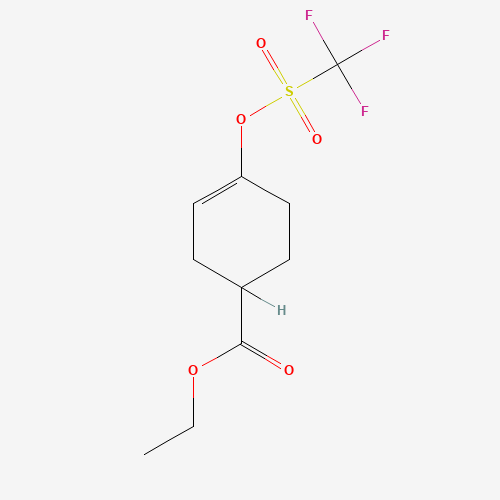 ethyl 4-(trifluoromethylsulfonyloxy)cyclohex-3-ene-1-carboxylate (CAS: 122948-57-6) - Related Chemical Product