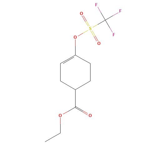 ethyl 4-(trifluoromethylsulfonyloxy)cyclohex-3-ene-1-carboxylate (CAS: 122948-57-6) - Related Chemical Product