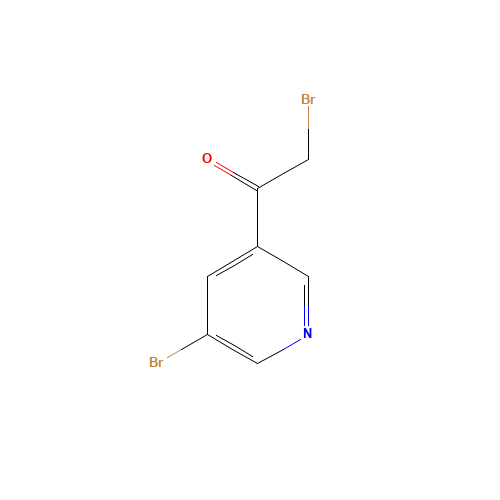 2-bromo-1-(5-bromopyridin-3-yl)ethanone (CAS: 734504-22-4) - Related Chemical Product