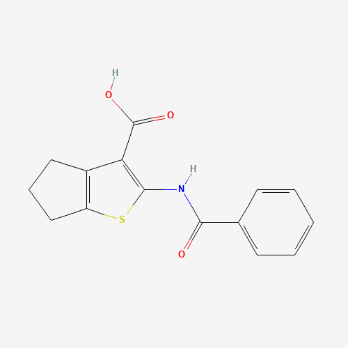 2-benzamido-5,6-dihydro-4H-cyclopenta[b]thiophene-3-carboxylic acid (CAS: 307341-55-5) - Related Chemical Product
