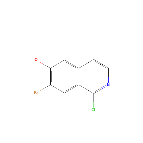7-bromo-1-chloro-6-methoxyisoquinoline (CAS: 924271-35-2) - Related Chemical Product