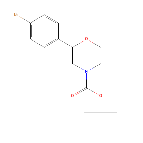 tert-butyl 2-(4-bromophenyl)morpholine-4-carboxylate (CAS: 1131220-82-0) - Related Chemical Product