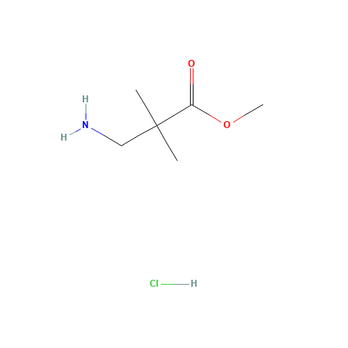 methyl 3-amino-2,2-dimethylpropanoate;hydrochloride (CAS: 177269-37-3) - Chemical Structure and Molecular Formula 