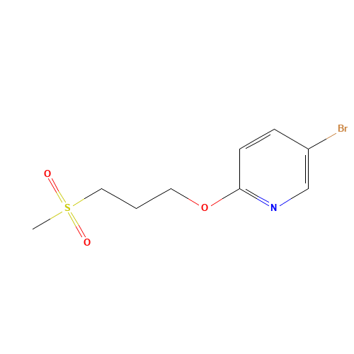 5-bromo-2-(3-methylsulfonylpropoxy)pyridine (CAS: 1443109-67-8) - Related Chemical Product