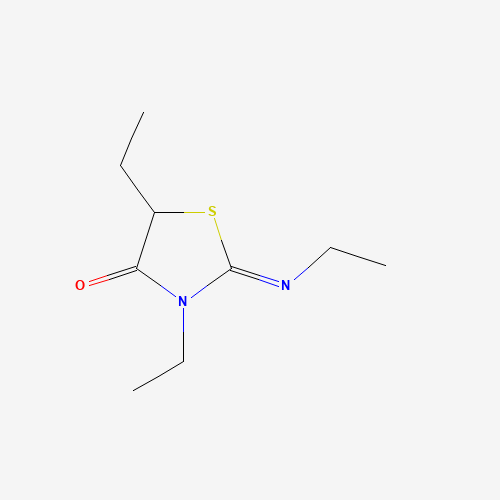 3,5-diethyl-2-ethylimino-1,3-thiazolidin-4-one (CAS: 693763-44-9) - Related Chemical Product