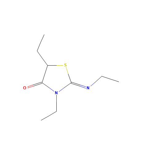 3,5-diethyl-2-ethylimino-1,3-thiazolidin-4-one (CAS: 693763-44-9) - Related Chemical Product