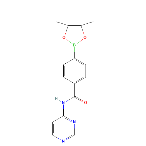 N-pyrimidin-4-yl-4-(4,4,5,5-tetramethyl-1,3,2-dioxaborolan-2-yl)benzamide (CAS: 1419221-36-5) - Related Chemical Product