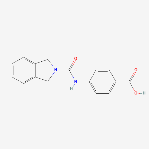 4-(1,3-dihydroisoindole-2-carbonylamino)benzoic acid (CAS: 1375745-18-8) - Related Chemical Product
