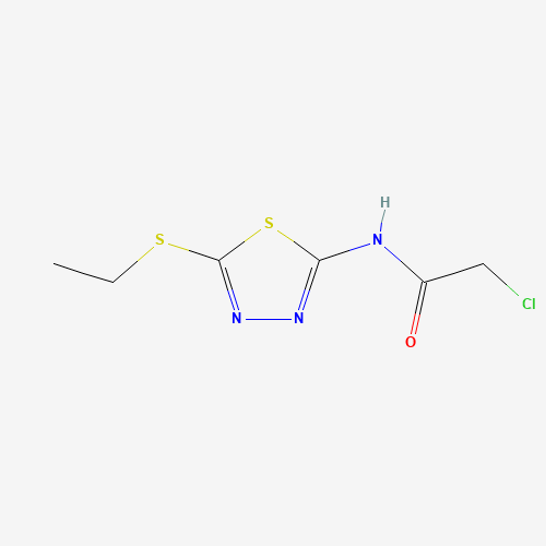 2-chloro-N-(5-ethylsulfanyl-1,3,4-thiadiazol-2-yl)acetamide (CAS: 392239-42-8) - Related Chemical Product