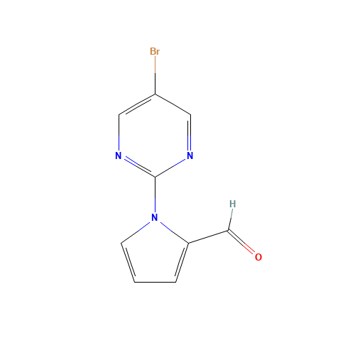 1-(5-bromopyrimidin-2-yl)pyrrole-2-carbaldehyde (CAS: 383147-57-7) - Related Chemical Product
