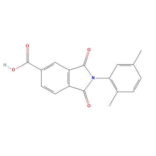 2-(2,5-dimethylphenyl)-1,3-dioxoisoindole-5-carboxylic acid (CAS: 306320-92-3) - Related Chemical Product