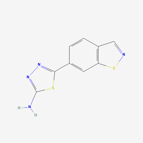 5-(1,2-benzothiazol-6-yl)-1,3,4-thiadiazol-2-amine (CAS: 1104071-60-4) - Related Chemical Product