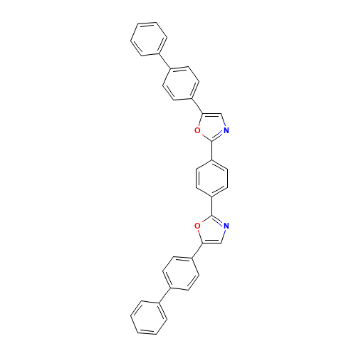 5-(4-phenylphenyl)-2-[4-[5-(4-phenylphenyl)-1,3-oxazol-2-yl]phenyl]-1,3-oxazole (CAS: 494-67-7) - Related Chemical Product