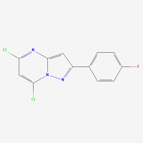 5,7-dichloro-2-(4-fluorophenyl)pyrazolo[1,5-a]pyrimidine (CAS: 1159982-83-8) - Related Chemical Product
