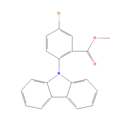 methyl 5-bromo-2-carbazol-9-ylbenzoate (CAS: 1198843-15-0) - Related Chemical Product