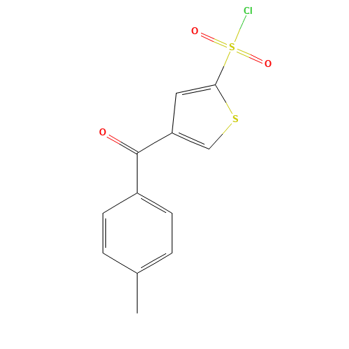 4-(4-methylbenzoyl)thiophene-2-sulfonyl chloride (CAS: 118993-67-2) - Related Chemical Product