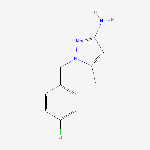 1-[(4-chlorophenyl)methyl]-5-methylpyrazol-3-amine (CAS: 400749-67-9) - Related Chemical Product