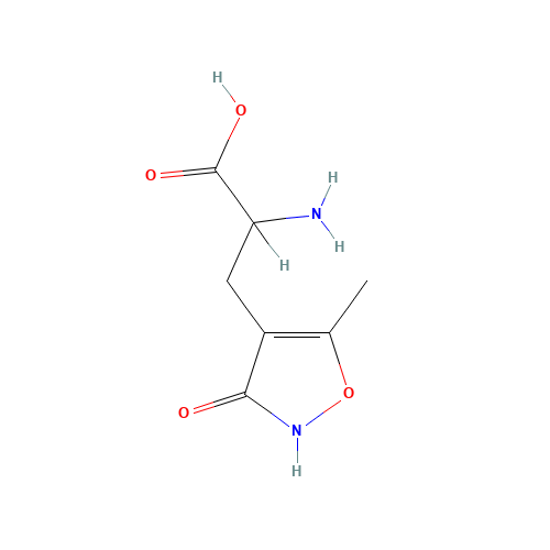 2-amino-3-(5-methyl-3-oxo-1,2-oxazol-4-yl)propanoic acid (CAS: 77521-29-0) - Related Chemical Product