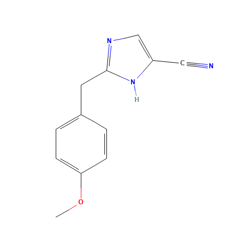 2-[(4-methoxyphenyl)methyl]-1H-imidazole-5-carbonitrile (CAS: 102151-90-6) - Related Chemical Product