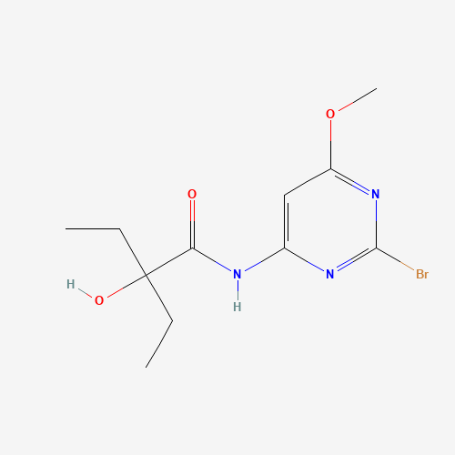 N-(2-bromo-6-methoxypyrimidin-4-yl)-2-ethyl-2-hydroxybutanamide (CAS: 1433904-96-1) - Related Chemical Product