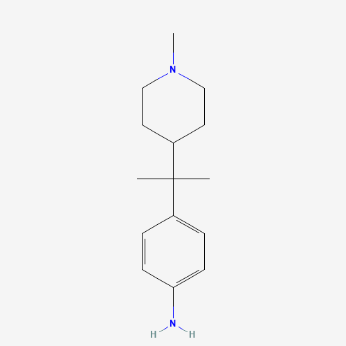 4-[2-(1-methylpiperidin-4-yl)propan-2-yl]aniline (CAS: 645418-45-7) - Related Chemical Product